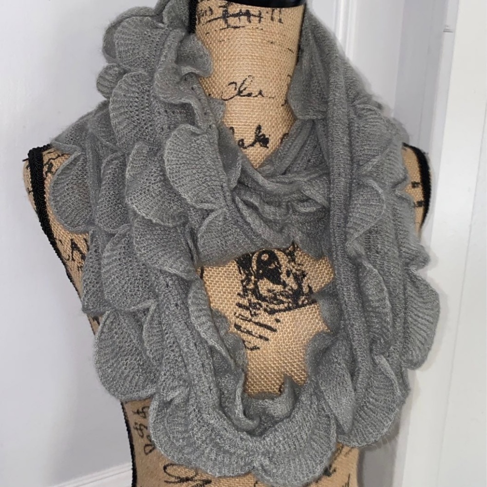 Gray Infinity Scarf